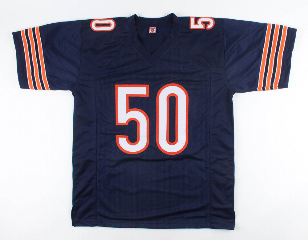 Mike Singletary Signed Chicago Bears Jersey Inscribed "HOF 98" (PSA COA)