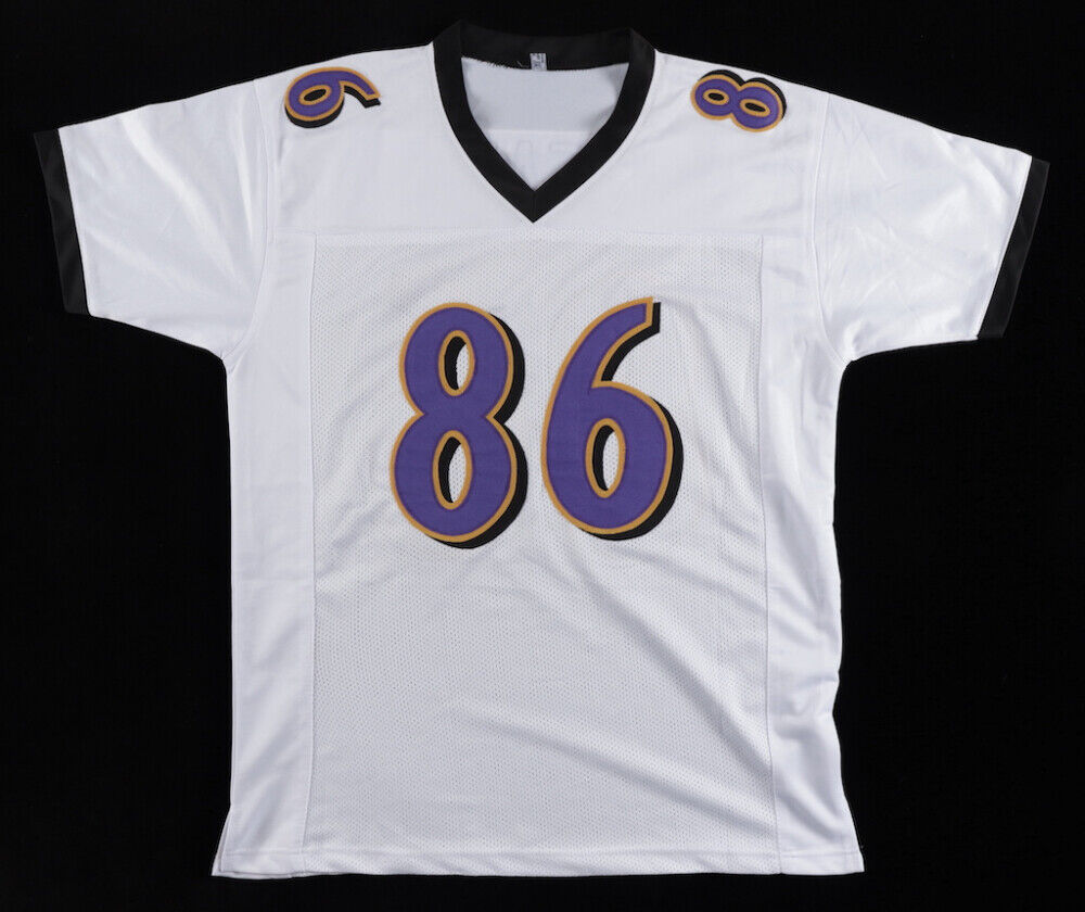 Todd Heap Signed Baltimore Ravens Jersey (Beckett Holo) 2xPro Bowl Tight End