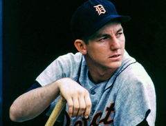 Al Kaline Signed LE #65 of 200 AL Baseball Display w/Case (Beckett LOA) Tigers