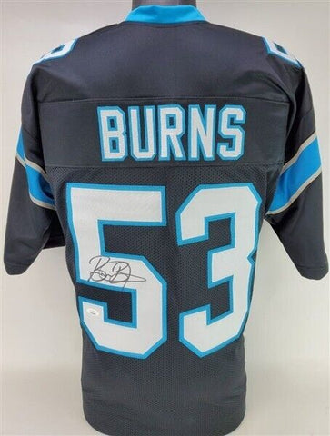 Brian Burns Signed Panthers Jersey (JSA COA) Carolina 2019 #1 Pick NFL Draft D.E