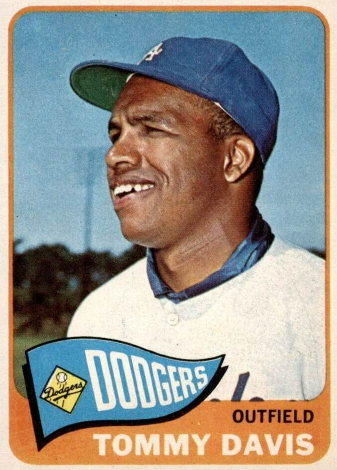 Tommy Davis Signed Los Angeles Dodgers Jersey (PSA COA) 2xWorld Series Champion