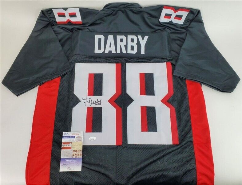 Frank Darby Signed Atlanta Falcons Jersey (JSA COA) 2021 Draft Pick Receiver