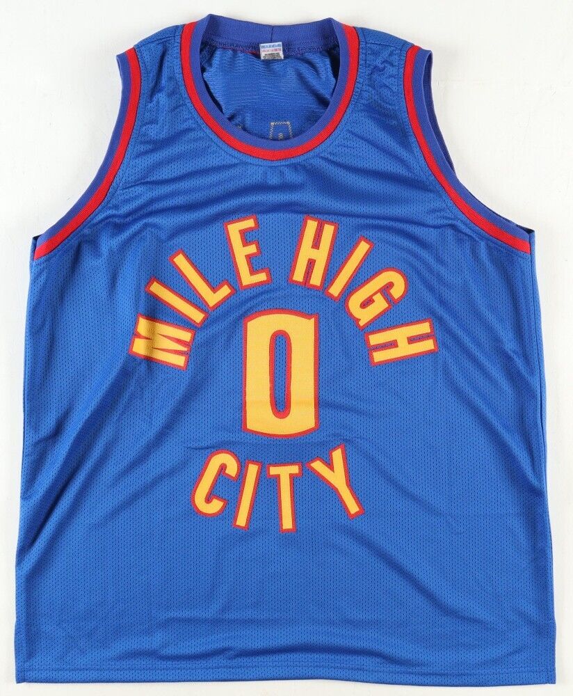 Christian Braun Signed Denver Nuggets Jersey Inscribed "23 NBA Champs" (JSA COA)