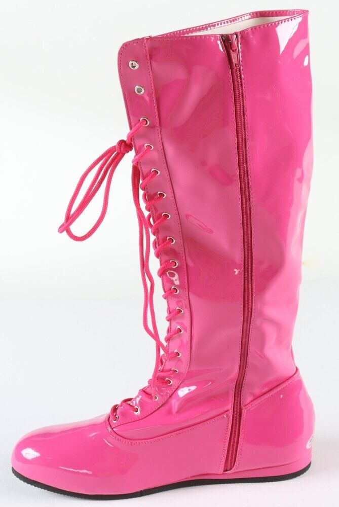 Ric Flair Signed Pink Wrestling Boot (PSA) WWE 16xWorld Champion / N.W.A. HOF