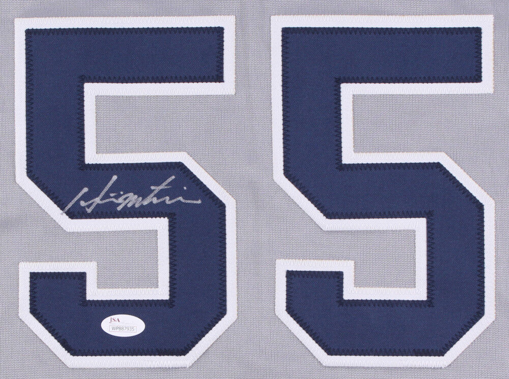 Hideki Matsui Signed New York Yankees Gray Road Jersey (JSA COA) "Godzilla"