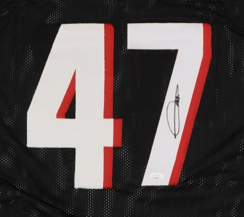 Arnold Ebiketie Signed Atlanta Falcons Black Home Jersey (JSA COA) Penn State LB