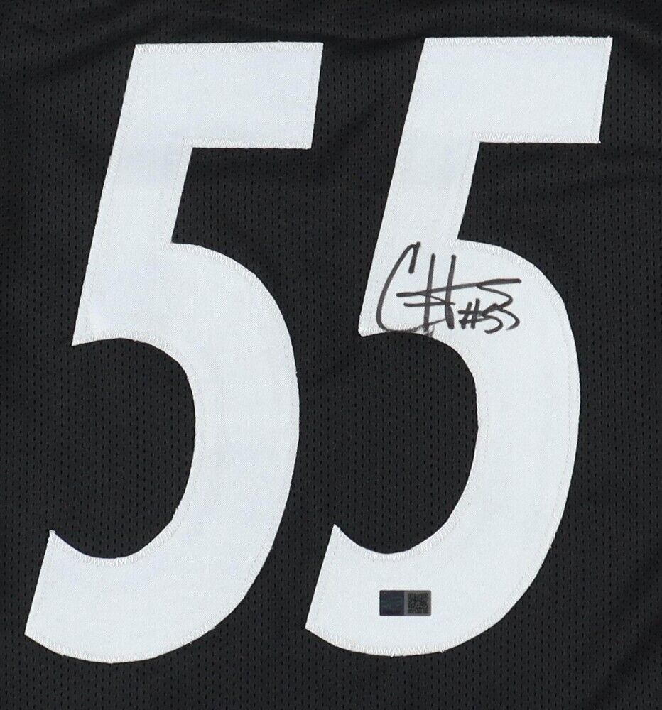 Cole Holcomb Signed Pittsburgh Steelers Jersey (TSE) Starting Inside Linebacker