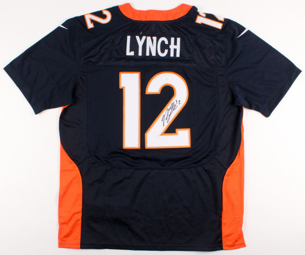 Paxton Lynch Signed Denver Broncos Custom Jersey (JSA COA) 2016 1st Rd Pick