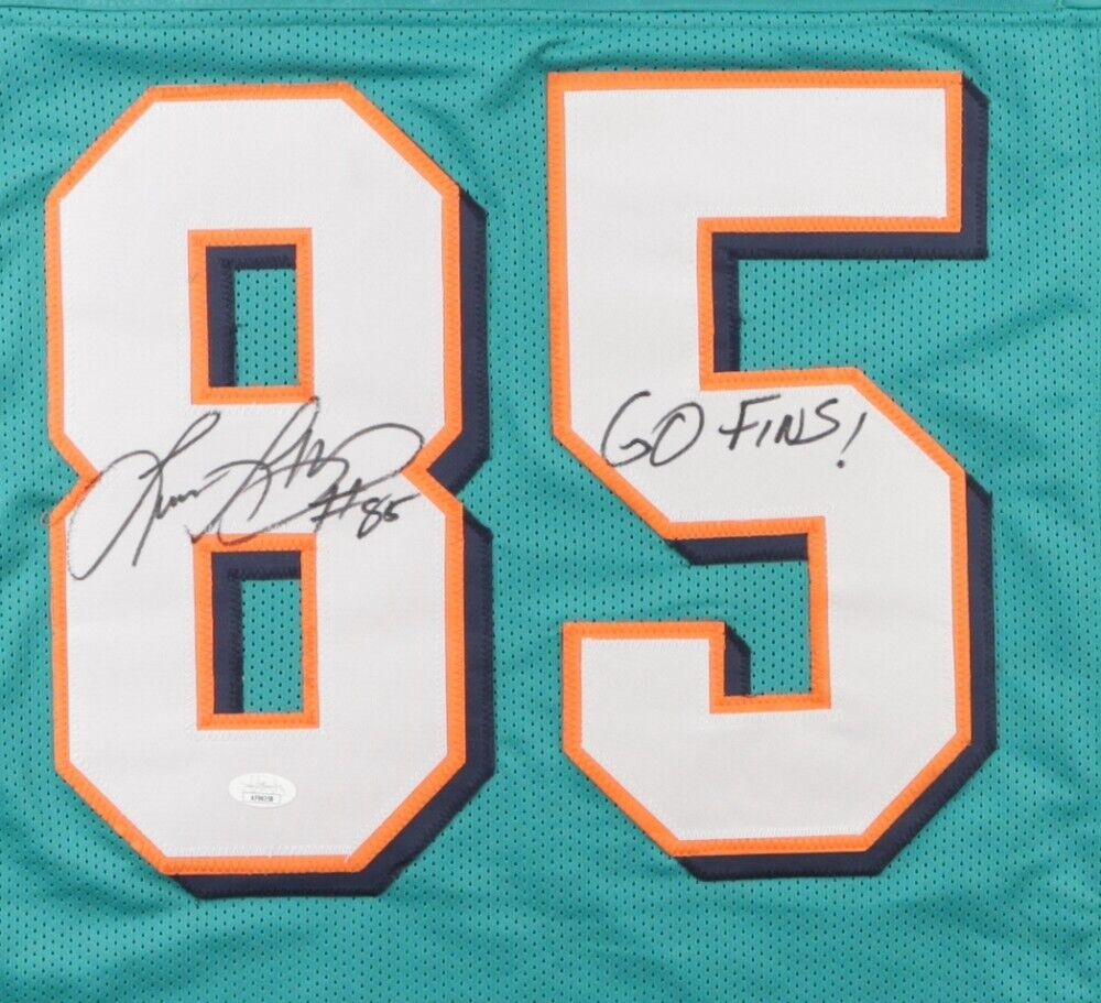Lamar Thomas Signed Miami Dolphins Jersey "Go Phins"(JSA COA) Mia Wide Receiver