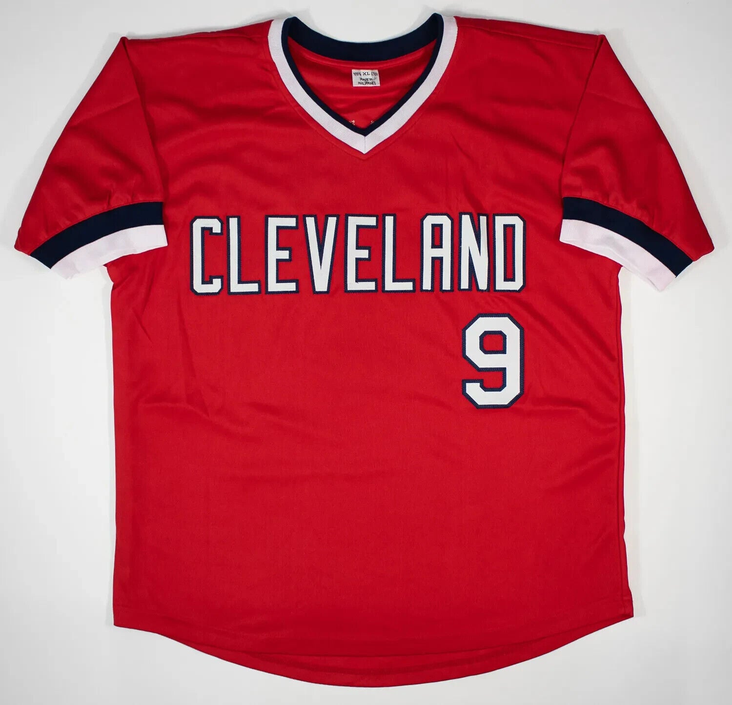 Carlos Baerga Signed Cleveland Indians Jersey (JSA COA) 3xAll Star 2nd Baseman