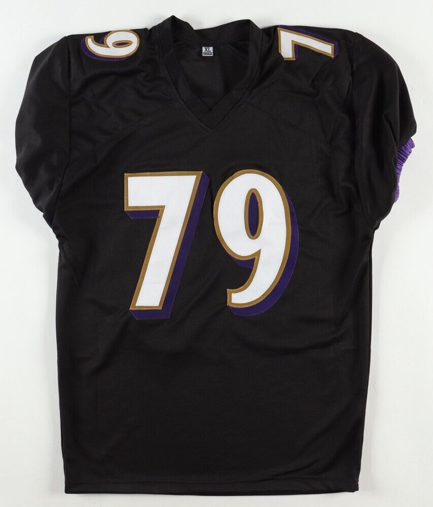Ronnie Stanley Signed Baltimore Ravens Jersey (Beckett) 2016 1st Rnd. Draft Pick