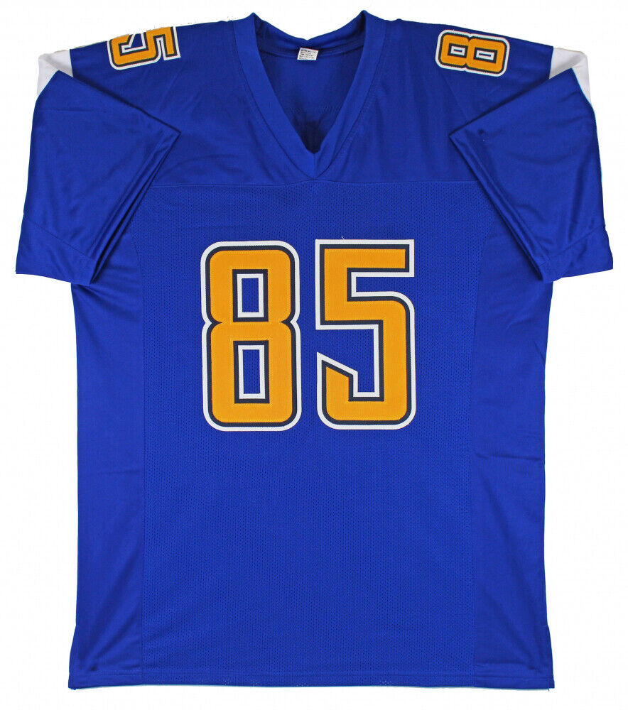 Antonio Gates Signed San Diego Chargers Jersey (Beckett COA) 8×Pro Bowl TE