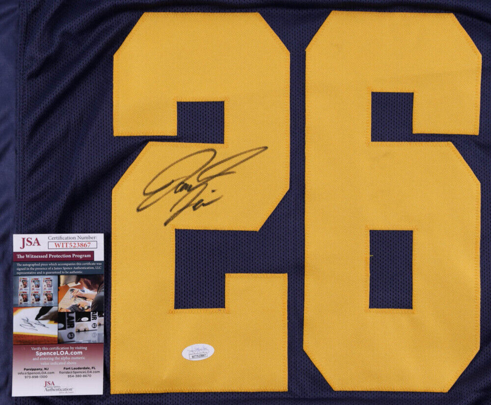 Jourdan Lewis Signed Michigan Wolverines Jersey (JSA COA) Dallas Cowboys D,B,