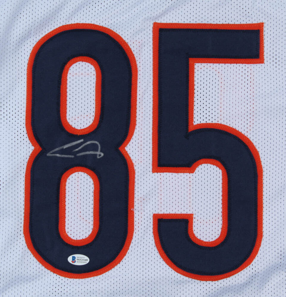 Cole Kmet Signed Bears Jersey (Beckett COA) Chicago's 1st Rnd Draft Pk 2020 T.E.
