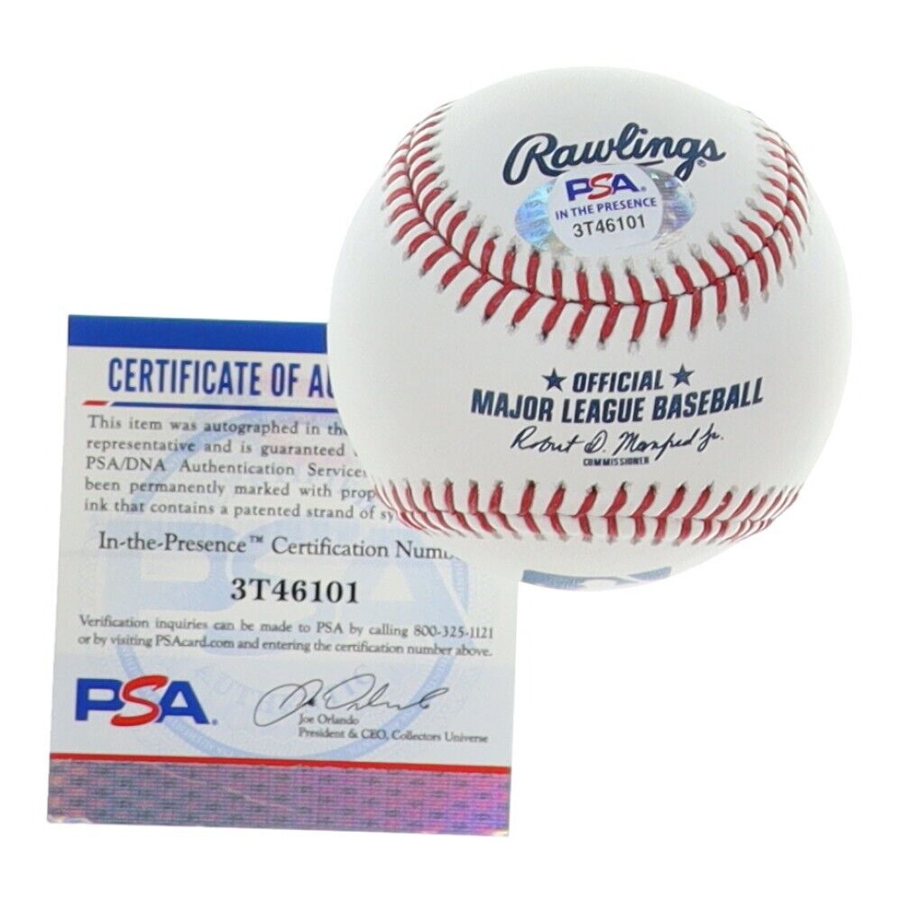 Charlie Sheen (Wild Thing Vaughn) Signed Baseball (PSA) 1989 Movie: Major League