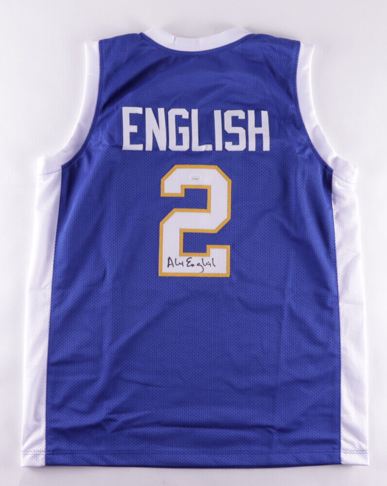 Alex English Signed Denver Nuggets Jersey (JSA COA) 8xNBA All-Star (1982–1989)