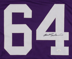 Randall McDaniel Signed Minnesota Vikings Jersey Inscribed "HOF 09" (JSA) O-Line