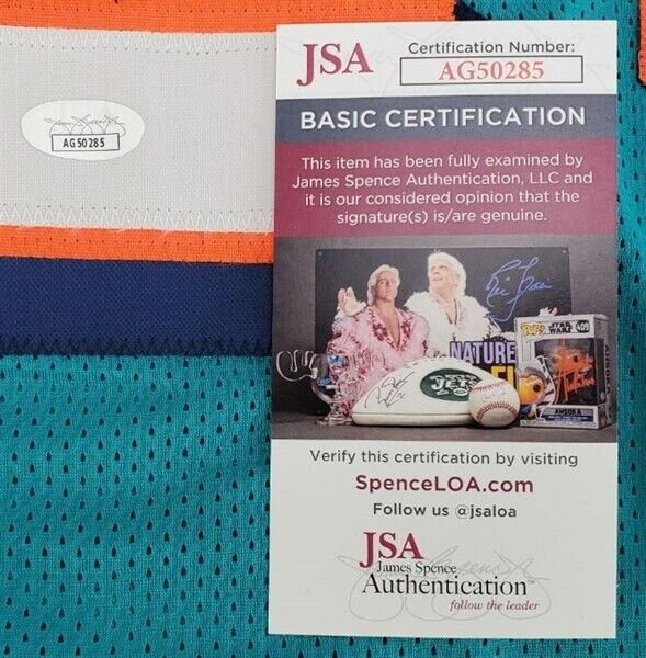 Sam Madison Signed Dolphins Jersey (JSA COA) Miami All Pro D.B. (1997–2005)