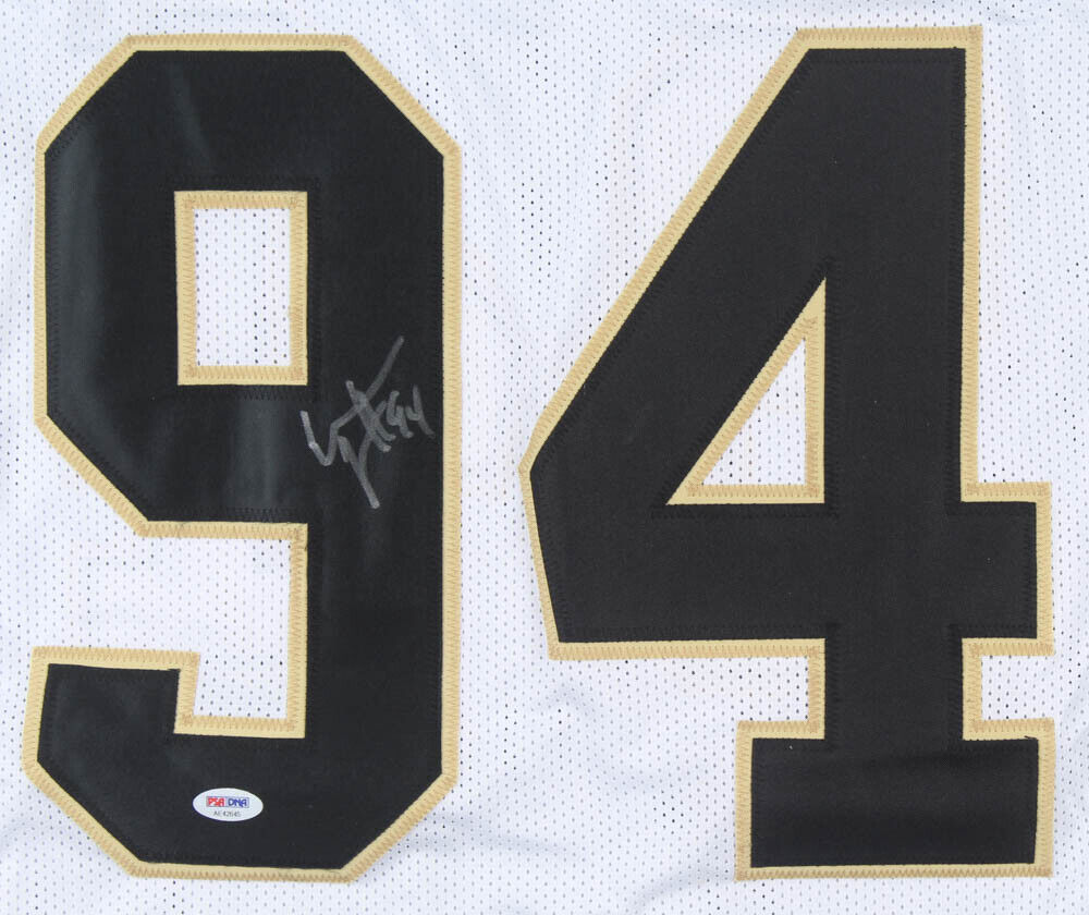 Cameron Jordan Signed New Orleans Saints White Jersey (PSA Holo) 3×Pro Bowl D.E.