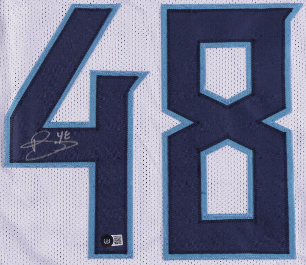 Bud Dupree Signed Tennessee Titans Jersey (Beckett Holo) 1st Round Pick 2015 LB