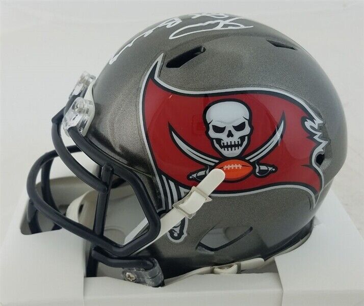 Steve DeBerg Signed Tampa Bay Buccaneers Speed Mini Helmet (JSA Witness COA)