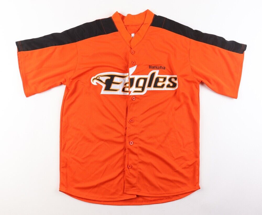 Hyun-Jin Ryu Signed K.B.O.'s Hanwha Eagles Jersey (JSA COA) Dodgers & Blue Jays