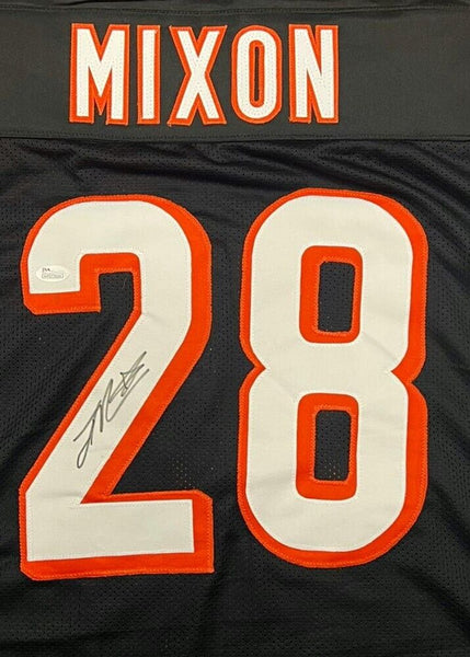 Joe Mixon Cincinnati Bengals Signed Autograph Black Custom Jersey JSA  Witnessed Certified