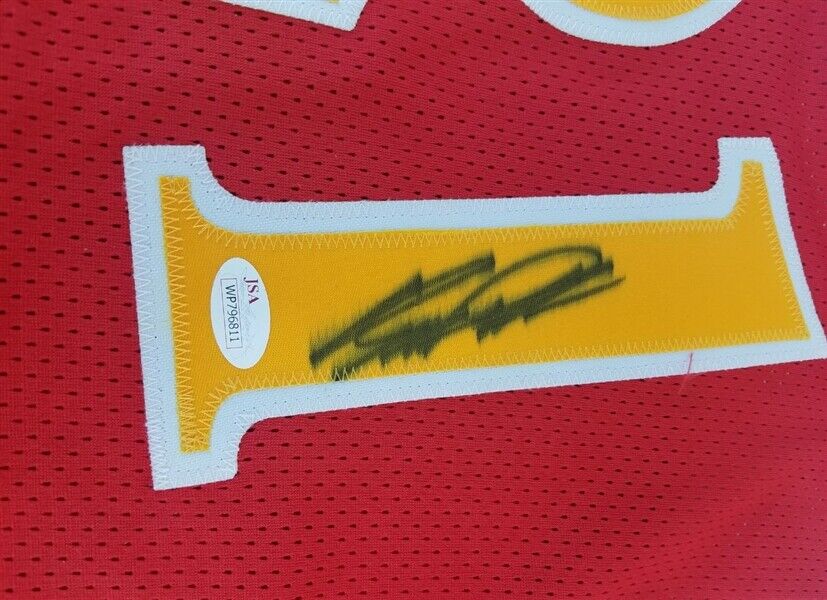 Dominique Wilkins Signed Atlanta Hawks Jersey (JSA COA) 9xNBA All Star 1986–1994