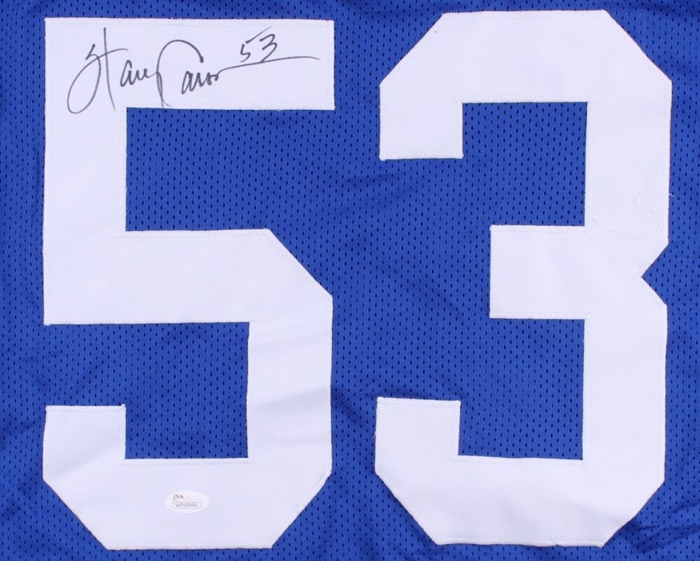 Harry Carson Signed New York Giants Jersey (JSA COA) 1986 Super Bowl Champion