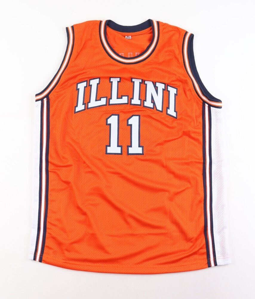 Ayo Dosunmu Signed Illinois Fighting Illini Jersey (Beckett) Chicago Bulls Guard