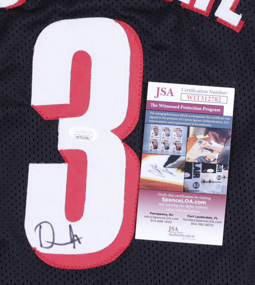 Damon Stoudamire Signed Trail Blazers Jersey (JSA COA) Portland Guard 1998–2005