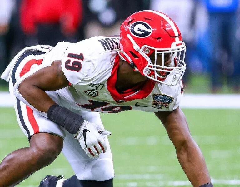 Adam Anderson Signed Georgia Bulldogs Jersey (Radtke Holo) Univ GA LB 2018-2021