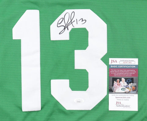 Salvador Perez Signed Kansas City Royals St. Patrick's Day Jersey (JSA COA)
