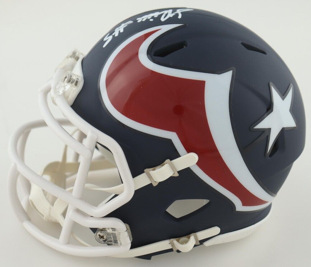 Jalen Pitre Signed Houston Texans Mini-Helmet (JSA COA) Rookie Safety / Baylor U