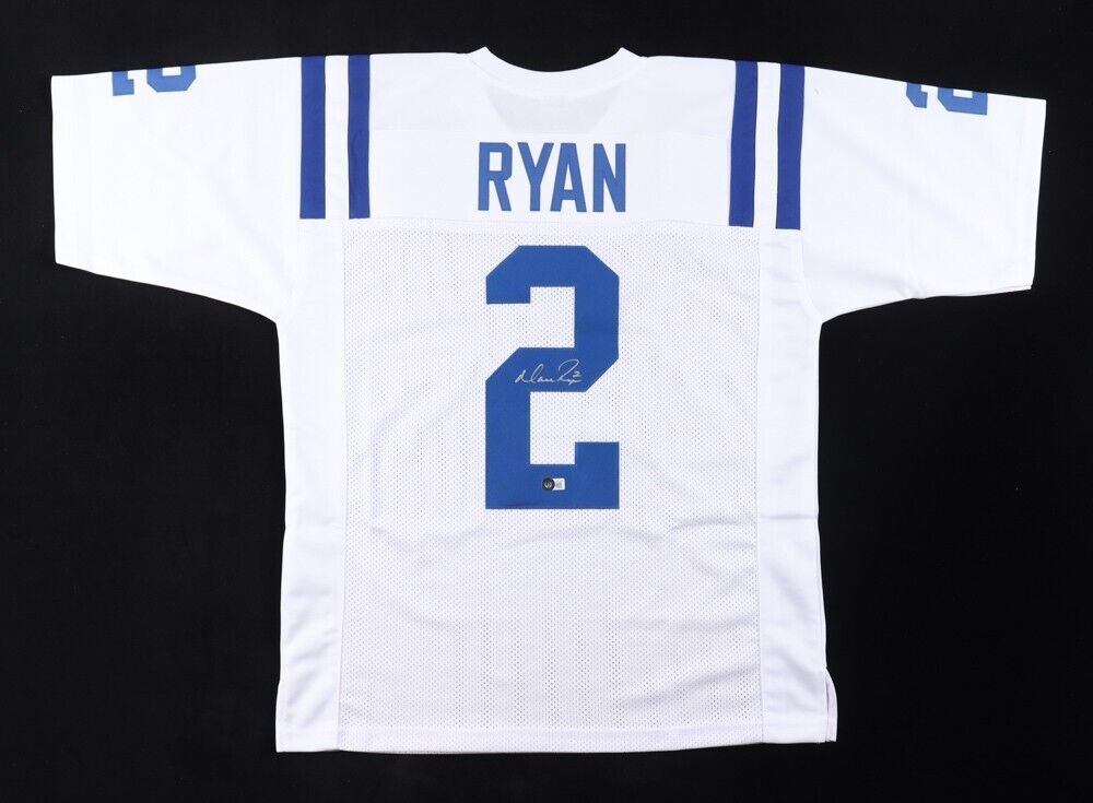 Matt Ryan Signed Indianapolis Colts Jersey (Beckett) "Matty Ice" / 2016 NFL MVP