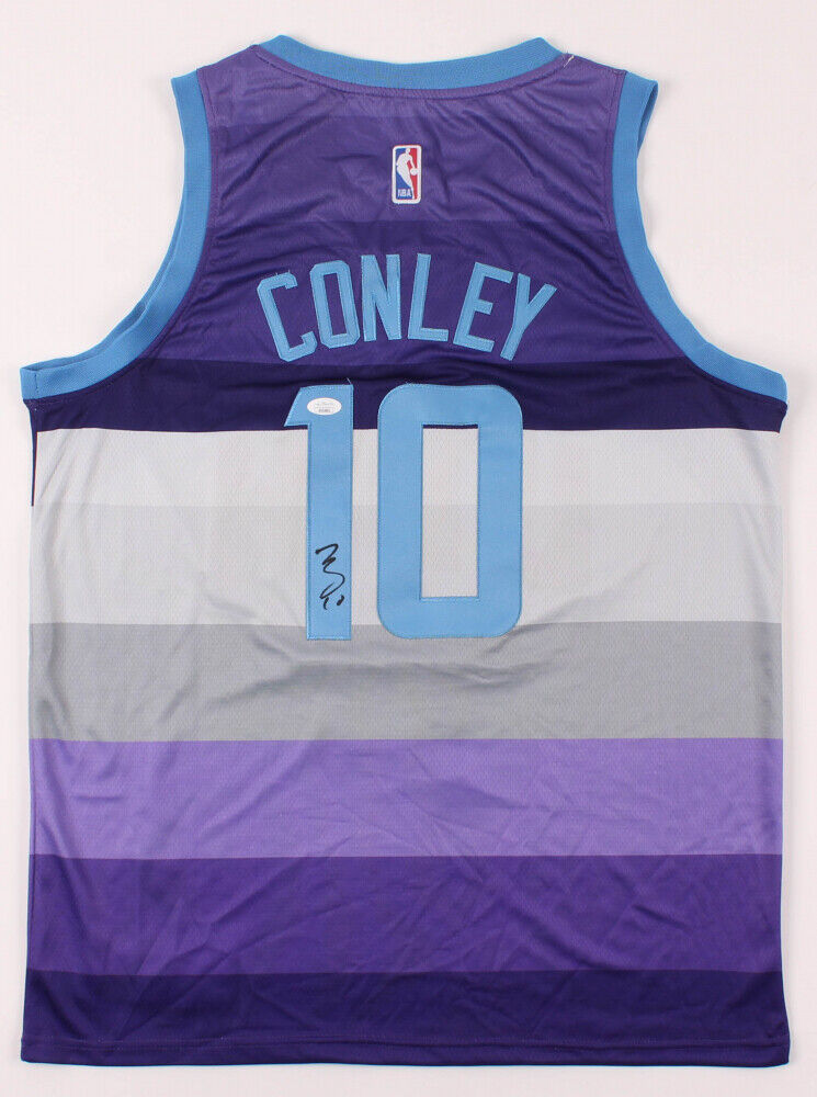 Mike Conley Signed Utah Jazz Custom Jersey (JSA Hologram) 2007 1st Round Pick