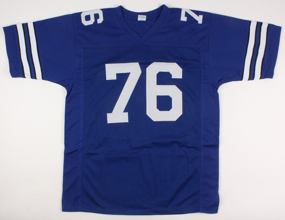 John Niland Signed Cowboys Jersey Inscribed "All Pro" (JSA) Dallas 6xPro Bowl