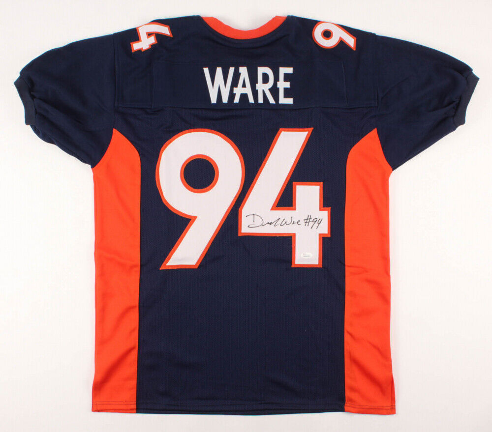 DeMarcus Ware Signed Denver Broncos Jersey ( JSA COA) 9×Pro Bowl Linebacker / DE