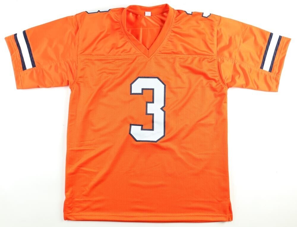 Russell Wilson Signed Denver Broncos Jersey (Beckett COA) 9xPro Bowl Quarterback