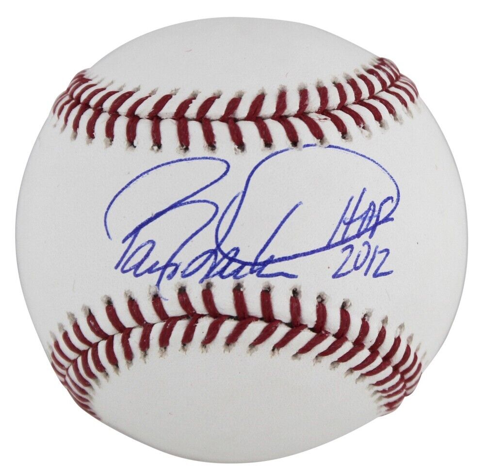 Barry Larkin Signed Rawlings Baseball (Beckett) Cincinnati Reds Shortstop