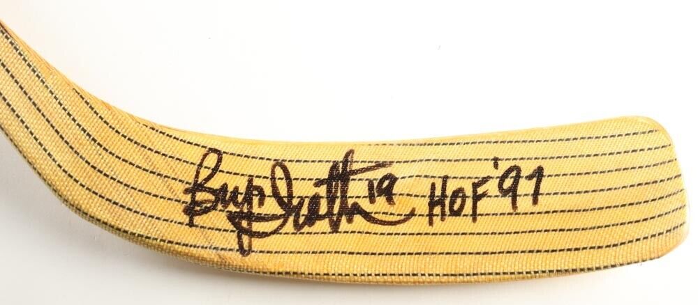 Bryan Trottier Signed Sherwood Hockey Stick (Beckett) New York Islander HOF 1997