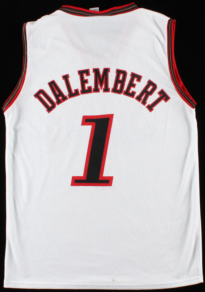 Samuel Dalembert Signed Philadelphia 76ers Jersey (JSA COA) 2001 Sixers 1st Rd
