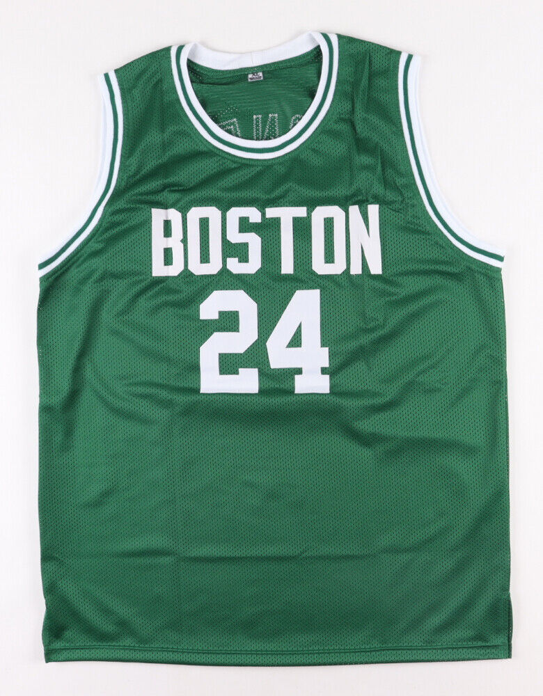 Sam Jones Signed Boston Celtics Jersey Inscribed "HOF 83" (PSA COA) Died in 2021
