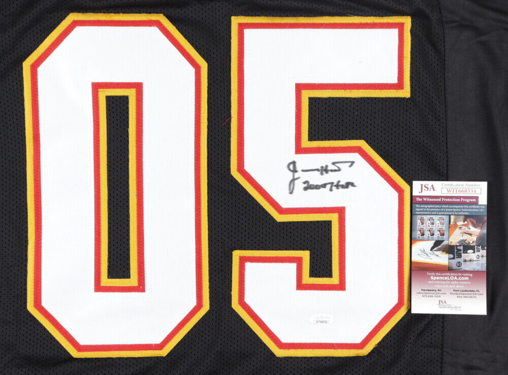 Jimmy "The Mouth from the South" Hart Signed Jersey Inscribed 2005 HOF (JSA COA)