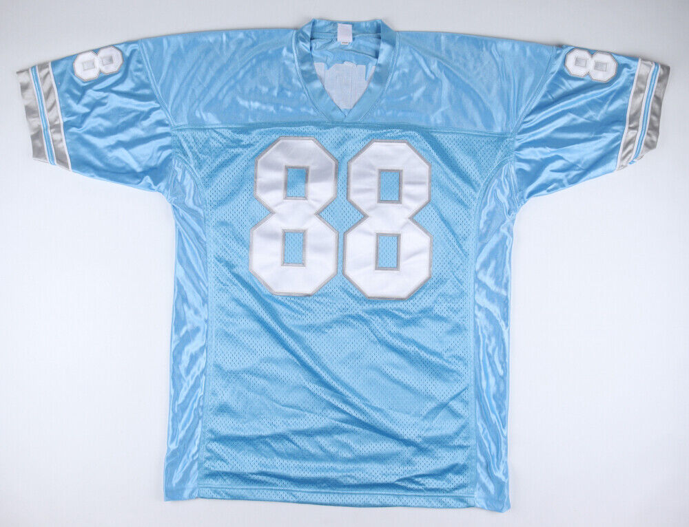 Charlie Sanders Signed Lions Jersey Inscribed "HOF 07" (Stacks of Plaques COA)