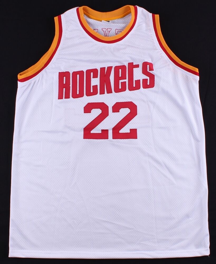 Clyde Drexler Signed Rockets Jersey (JSA) NBA Champion (1995) 10 X NBA All Star