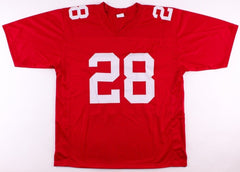 Paul Perkins Signed Giants Jersey (JSA) New York 2016 Rookie Running Back