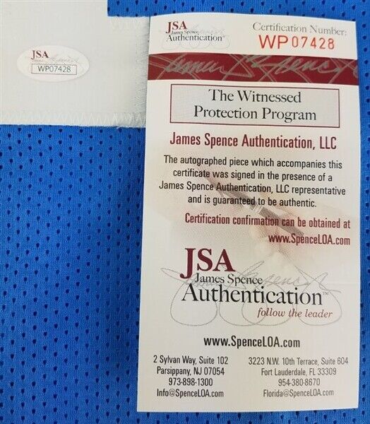 Bobby Jones Signed North Carolina Tar Heels Jersey / 76ers Power Forward JSA COA