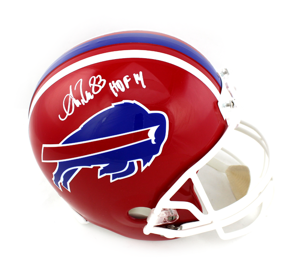 Lot Detail - Andre Reed 1989 Buffalo Bills Game Used & Signed Helmet -  Great Use, Photo Matched (RGU/JSA LOA)