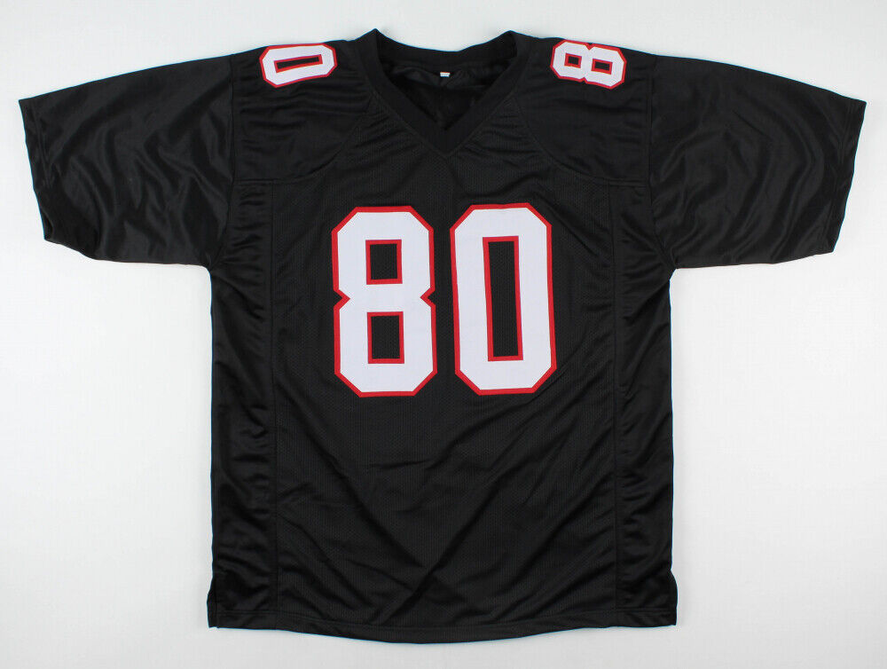 Andre Rison Signed Atlanta Falcons Jersey (Schwartz COA) 5xPro Bowl Receiver